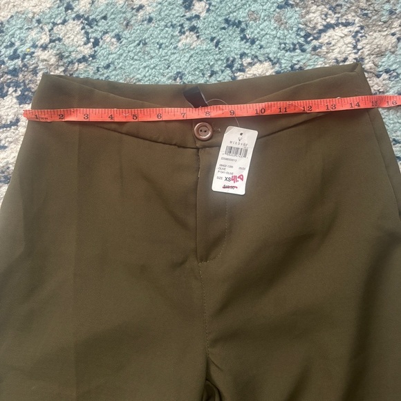 Windsor Olive Keep It Cool Wide-Leg Cargo Trouser Pants XS NEW! - Picture 8 of 9